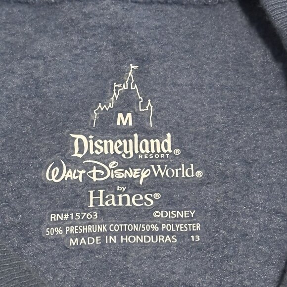 Walt Disney World Blue MICKEY MOUSE Classic Pullover Sweatshirt Size Medium - Picture 7 of 10